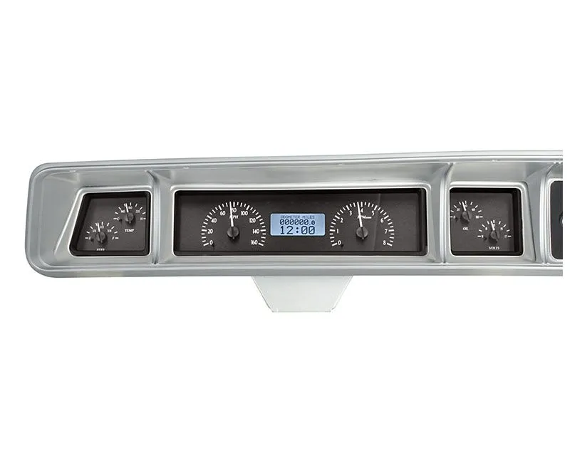 Dakota Digital Black Alloy MHX System Metric Custom Build Chevrolet 1966 - MHX-66C-IMP-K-W