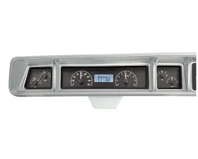 Dakota Digital Black Alloy MHX System for 1966 Chevrolet Custom Build Metric MHX-66C-IMP-K-W