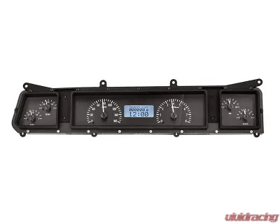 Dakota Digital Black Alloy MHX System for 1966 Chevrolet Custom Build Metric MHX-66C-IMP-K-W - MHX-66C-IMP-K-W