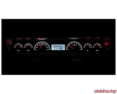 Dakota Digital Black Alloy MHX System Metric Custom Build for 1966-1972 Chevrolet C10 - MHX-66C-NOV-K-W