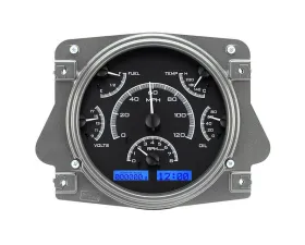 Dakota Digital Black Alloy MHX System for 1966-1967 Ford Bronco, Custom Build, Metric