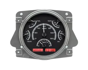 Dakota Digital Black Alloy MHX System for 1966-1967 Ford Bronco, Custom Build, Metric