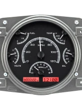 Dakota Digital Black Alloy MHX System for 1966-1967 Ford Bronco, Custom Build, Metric                                     - MHX-66F-BRO-K-R - Image 4