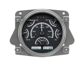 Dakota Digital Black Alloy MHX System for 1966-1967 Ford Bronco, Custom Build