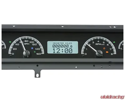 Dakota Digital Black Alloy MHX System for 1966-1967 Ford Fairlane, Custom Build - MHX-66F-FAR-K-W