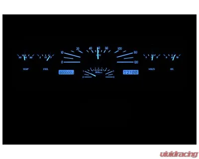 Dakota Digital Black Alloy MHX System for Lincoln 1966-1969, Custom Build, Metric - MHX-66L-K-B