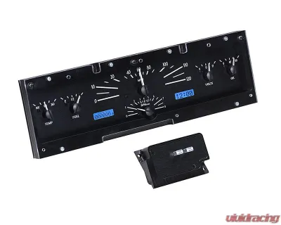 Dakota Digital Black Alloy MHX System for Lincoln 1966-1969, Custom Build, Metric Fitment - MHX-66L-K-R