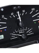 Dakota Digital Black Alloy MHX System for Lincoln 1966-1969, Custom Build, Metric Fitment                                     - MHX-66L-K-R - Image 4