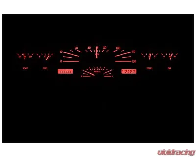 Dakota Digital Black Alloy MHX System for Lincoln 1966-1969, Custom Build, Metric Fitment - MHX-66L-K-R