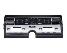 Dakota Digital Black Alloy MHX System for Lincoln 1966-1969, Custom Build, Metric Fitment