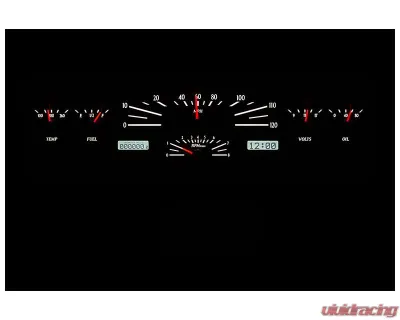 Dakota Digital Black Alloy MHX System for Lincoln 1966-1969, Custom Build, Metric Fitment - MHX-66L-K-W