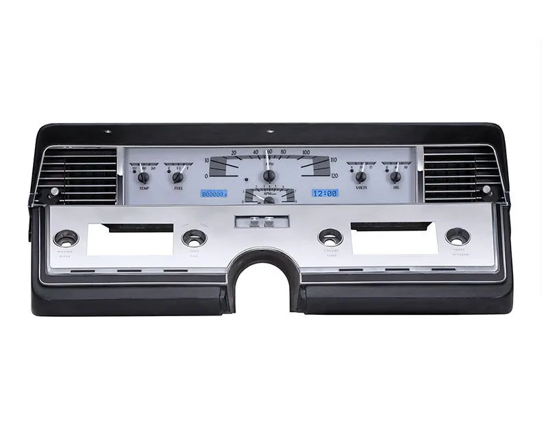 Dakota Digital Silver Alloy MHX System Metric Custom Build Lincoln 1966-1969 - MHX-66L-S-B