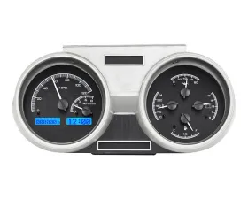Dakota Digital MHX-66O-CUT-K-B Black Alloy Metric Custom System 11.252