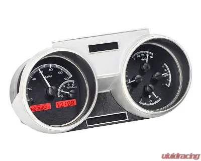 Dakota Digital MHX-66O-CUT-K-R Black Alloy Metric Custom Build 11.252"x4.892" System - MHX-66O-CUT-K-R