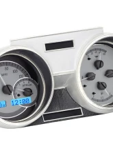 Dakota Digital MHX-66O-CUT-S-B Silver Alloy 11.252"x4.892" Metric Custom Build                                     - MHX-66O-CUT-S-B - Image 2