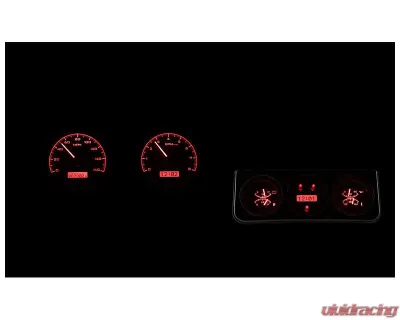 Dakota Digital Black Alloy MHX System for 1967 Chevrolet Camaro Metric Custom Build - MHX-67C-CAC-K-R