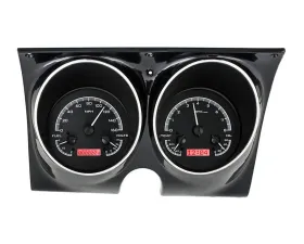 Dakota Digital Black Alloy MHX System for 1967-1968 Chevrolet Pontiac Custom Build