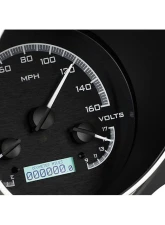 Dakota Digital Black Alloy MHX System for 1967-1968 Chevrolet Pontiac Custom Build                                     - MHX-67C-CAM-K-W - Image 3