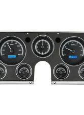 Dakota Digital Black Alloy MHX System for Chevrolet 1967-1972 with Analog Clock                                     - MHX-67C-PA-K-B - Image 3