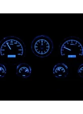 Dakota Digital Black Alloy MHX System for Chevrolet 1967-1972 with Analog Clock                                     - MHX-67C-PA-K-B - Image 2