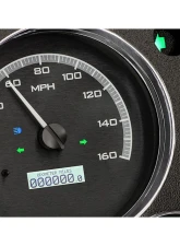 Dakota Digital Black Alloy MHX System Metric Custom Build with Analog Clock for Chevrolet 1967-1972                                     - MHX-67C-PA-K-W - Image 2