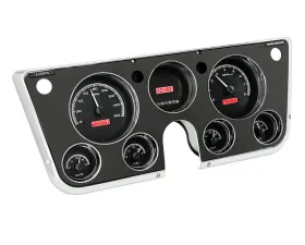 Dakota Digital Black Alloy MHX System for 1967-1972 Chevrolet Custom Build MHX-67C-PU-K-R