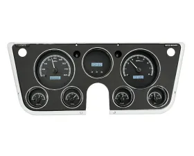 Dakota Digital Black Alloy MHX System for Chevrolet 1967-1972, Custom Build, Metric