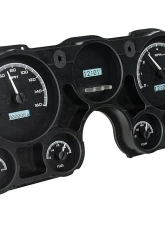 Dakota Digital Black Alloy MHX System for Chevrolet 1967-1972, Custom Build, Metric                                     - MHX-67C-PU-K-W - Image 2