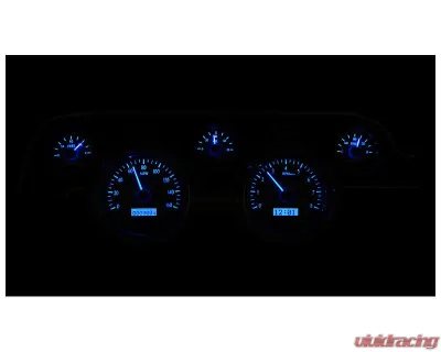 Dakota Digital Black Alloy MHX System for 1967-1968 Ford Mustang, Custom Build - MHX-67F-MUS-K-W