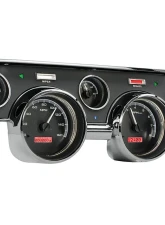 Dakota Digital Black Alloy MHX System for 1967-1968 Ford Mustang, Custom Build, Metric                                     - MHX-67F-MUS-K-R - Image 3