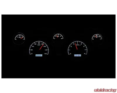 Dakota Digital Black Alloy MHX System for 1967-1968 Ford Mustang, Custom Build - MHX-67F-MUS-K-W