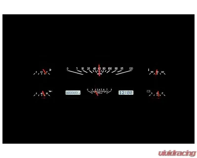 Dakota Digital Black Alloy MHX System for Ford 1967-1972, Custom Build, Metric Fitment - MHX-67F-PU-K-W