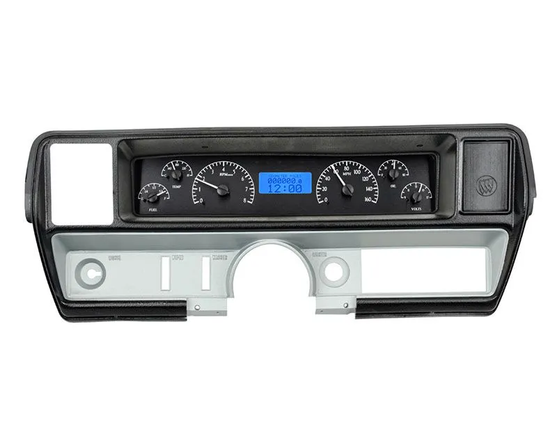 Dakota Digital Black Alloy MHX System Metric Custom Build Buick 1968-1969 - MHX-68B-SKY-K-B