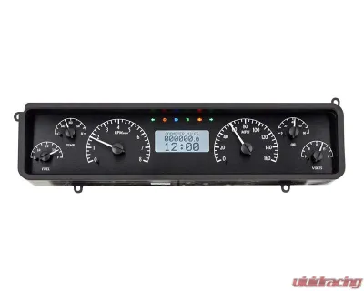 Dakota Digital Black Alloy MHX System for Buick 1968-1969, Custom Build, Metric Fitment - MHX-68B-SKY-K-W