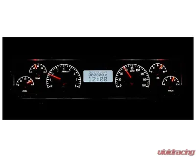 Dakota Digital Black Alloy MHX System for Buick 1968-1969, Custom Build, Metric Fitment - MHX-68B-SKY-K-W