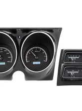 Dakota Digital Black Alloy MHX System Metric Custom Build with Console Gauges for 1968 Chevrolet                                     - MHX-68C-CAC-K-W - Image 2
