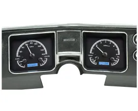 Dakota Digital Black Alloy MHX System for 1968 Chevrolet Chevelle, El Camino, Malibu