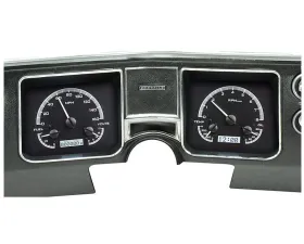 Dakota Digital Black Alloy MHX System for 1968 Chevrolet Chevelle, El Camino, Malibu