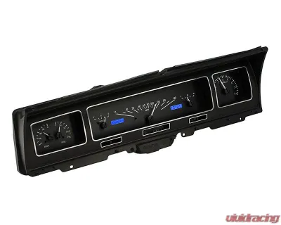 Dakota Digital Black Alloy MHX System for 1968 Chevrolet Caprice | Impala, Custom Build - MHX-68C-IMP-K-B