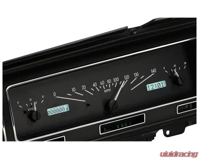 Dakota Digital Black Alloy MHX System for 1968 Chevrolet Caprice/Impala Custom Build - MHX-68C-IMP-K-W