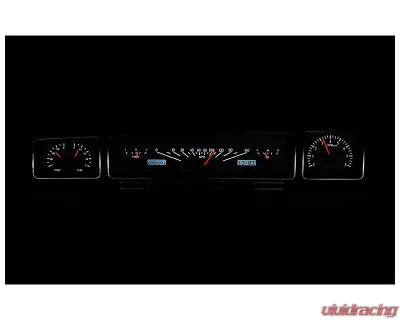 Dakota Digital Black Alloy MHX System for 1968 Chevrolet Caprice/Impala Custom Build - MHX-68C-IMP-K-W