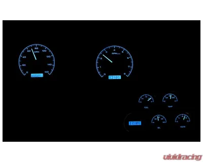 Dakota Digital Black Alloy MHX System for 1968-1977 Chevrolet Metric Custom Build MHX-68C-VET-K-B - MHX-68C-VET-K-B