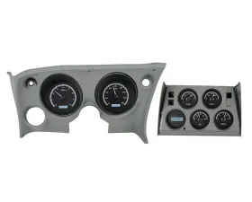 Dakota Digital Black Alloy MHX System for Chevrolet 1968-1977, Custom Build, Metric Fitment