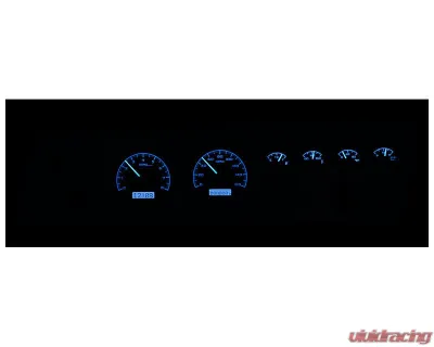 Dakota Digital MHX System 22.233"x5.166" Black Alloy for Dodge/Plymouth 1968-1970 - MHX-68D-CHG-K-B