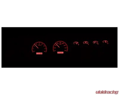 Dakota Digital MHX-68D-CHG-K-R Black Alloy Custom Build System for 1968-1970 Dodge/Plymouth 22.233"x5.166" - MHX-68D-CHG-K-R