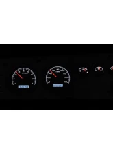 Dakota Digital Black Alloy MHX System for Dodge/Plymouth 1968-1970, 22.233"x5.166"                                     - MHX-68D-CHG-K-W - Image 3