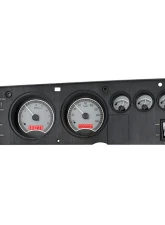 Dakota Digital MHX System Metric Custom Build for Dodge/Plymouth 1968-1970, Silver Alloy 22.233"x5.166"                                     - MHX-68D-CHG-S-R - Image 4