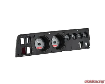 Dakota Digital MHX System Metric Custom Build for Dodge/Plymouth 1968-1970, Silver Alloy 22.233"x5.166" - MHX-68D-CHG-S-R