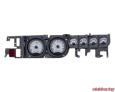 Dakota Digital Silver Alloy MHX System for Dodge Plymouth 1968-1970, 22.233"x5.166" - MHX-68D-CHG-S-W