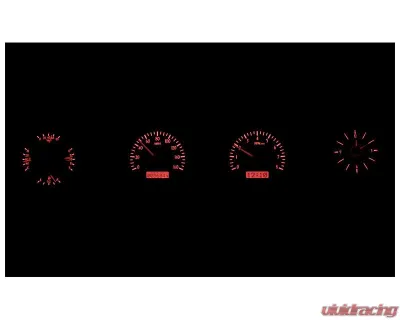 Dakota Digital Black Alloy MHX System for 1968-1969 Ford Torino, Custom Build, Metric - MHX-68F-TOR-K-R